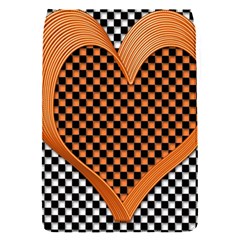 Heart Chess Board Checkerboard Removable Flap Cover (s) by HermanTelo