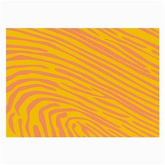 Pattern Texture Yellow Large Glasses Cloth (2 Sides)