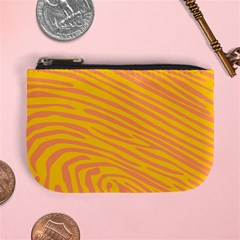 Pattern Texture Yellow Mini Coin Purse