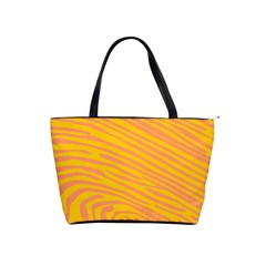 Pattern Texture Yellow Classic Shoulder Handbag by HermanTelo