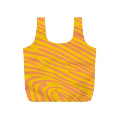 Pattern Texture Yellow Full Print Recycle Bag (s)