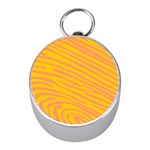 Pattern Texture Yellow Mini Silver Compasses Front