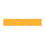 Pattern Texture Yellow Flano Scarf (Mini) Front