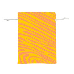 Pattern Texture Yellow Lightweight Drawstring Pouch (s)