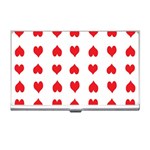 Heart Red Love Valentines Day Business Card Holder Front