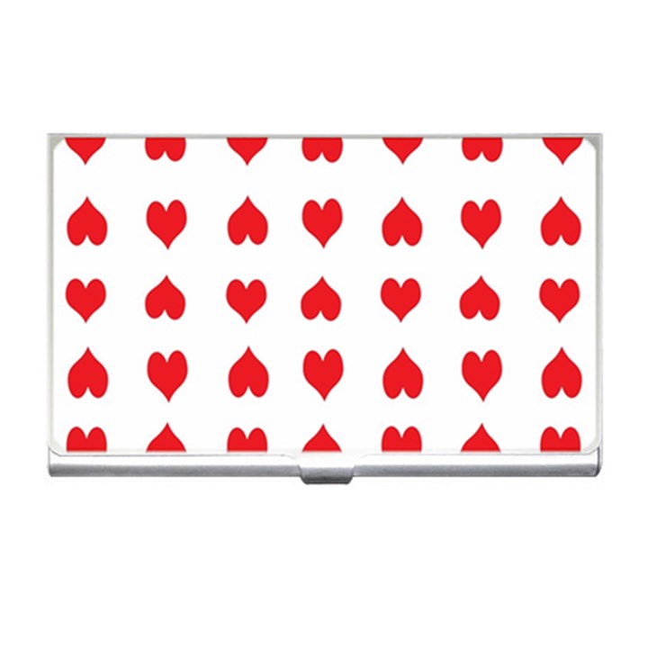 Heart Red Love Valentines Day Business Card Holder