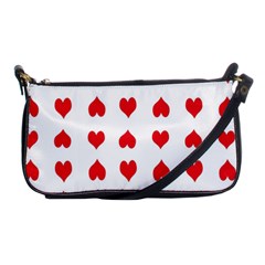 Heart Red Love Valentines Day Shoulder Clutch Bag