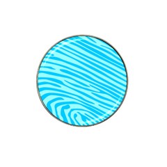 Pattern Texture Blue Hat Clip Ball Marker (4 Pack)