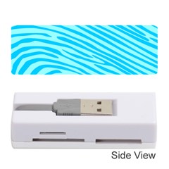 Pattern Texture Blue Memory Card Reader (stick)