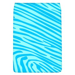 Pattern Texture Blue Removable Flap Cover (l)