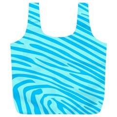 Pattern Texture Blue Full Print Recycle Bag (xl)