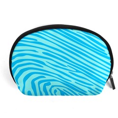 Pattern Texture Blue Accessory Pouch (large)