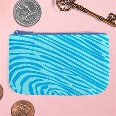 Pattern Texture Blue Large Coin Purse