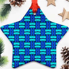 Pattern Graphic Background Image Blue Ornament (Star)