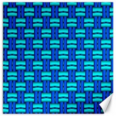 Pattern Graphic Background Image Blue Canvas 12  x 12 