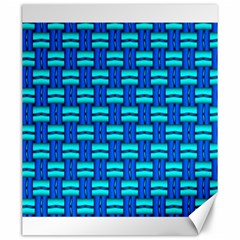 Pattern Graphic Background Image Blue Canvas 20  x 24 