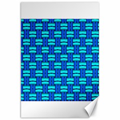 Pattern Graphic Background Image Blue Canvas 20  x 30 