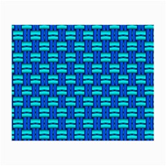 Pattern Graphic Background Image Blue Small Glasses Cloth (2 Sides)