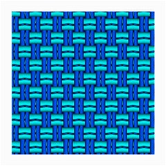 Pattern Graphic Background Image Blue Medium Glasses Cloth (2 Sides)