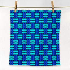 Pattern Graphic Background Image Blue Face Towel