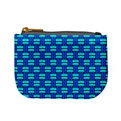 Pattern Graphic Background Image Blue Mini Coin Purse by HermanTelo