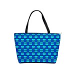 Pattern Graphic Background Image Blue Classic Shoulder Handbag Front