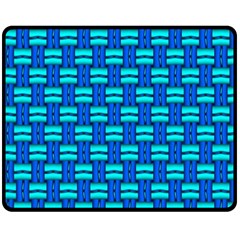 Pattern Graphic Background Image Blue Fleece Blanket (Medium) 