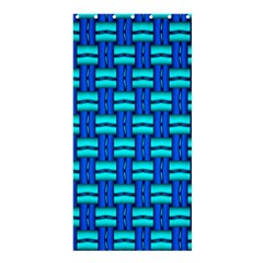 Pattern Graphic Background Image Blue Shower Curtain 36  X 72  (stall) 