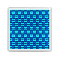 Pattern Graphic Background Image Blue Memory Card Reader (square) by HermanTelo