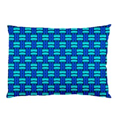 Pattern Graphic Background Image Blue Pillow Case (Two Sides)