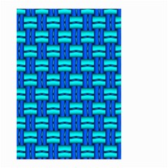 Pattern Graphic Background Image Blue Small Garden Flag (Two Sides)