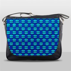 Pattern Graphic Background Image Blue Messenger Bag