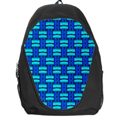 Pattern Graphic Background Image Blue Backpack Bag