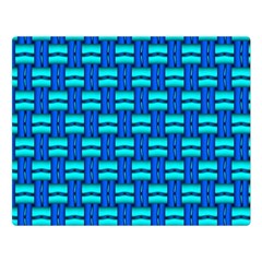 Pattern Graphic Background Image Blue Double Sided Flano Blanket (large) 