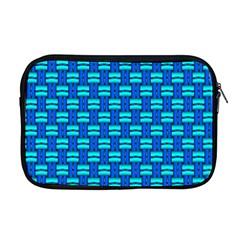 Pattern Graphic Background Image Blue Apple MacBook Pro 17  Zipper Case