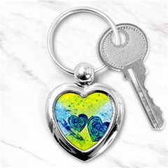 Heart Emotions Love Blue Key Chain (heart) by HermanTelo