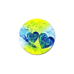 Heart Emotions Love Blue Golf Ball Marker (4 Pack) by HermanTelo