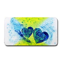 Heart Emotions Love Blue Medium Bar Mats by HermanTelo