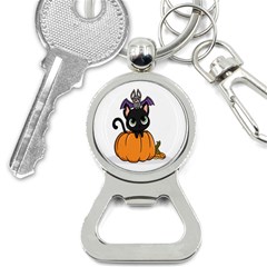 Halloween Cute Cat Bottle Opener Key Chain