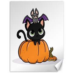 Halloween Cute Cat Canvas 36  X 48 