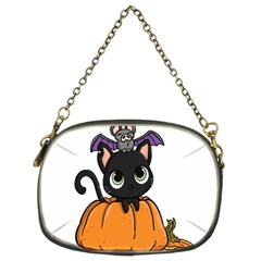 Halloween Cute Cat Chain Purse (two Sides)