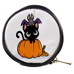 Halloween Cute Cat Mini Makeup Bag by HermanTelo