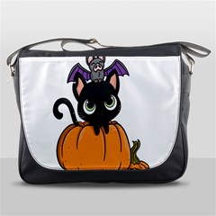 Halloween Cute Cat Messenger Bag