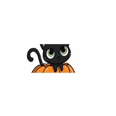 Halloween Cute Cat Satin Scarf (oblong)