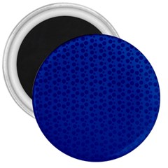 Background Polka Blue 3  Magnets by HermanTelo