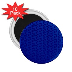 Background Polka Blue 2 25  Magnets (10 Pack)  by HermanTelo