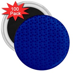 Background Polka Blue 3  Magnets (100 Pack) by HermanTelo