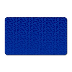 Background Polka Blue Magnet (rectangular) by HermanTelo