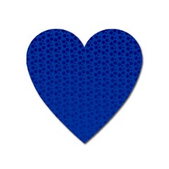 Background Polka Blue Heart Magnet by HermanTelo