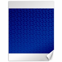 Background Polka Blue Canvas 36  X 48  by HermanTelo